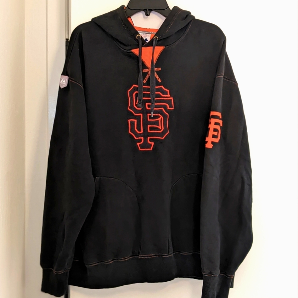 VINTAGE SAN FRANCISCO GIANTS Pullover Hoodie Sweater Size XL Men's